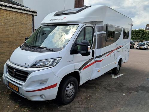 Sunlight T58 camper, Caravans en Kamperen, Campers, Particulier, tot en met 3, Half-integraal, Sunlight, Fiat, Diesel, Handgeschakeld