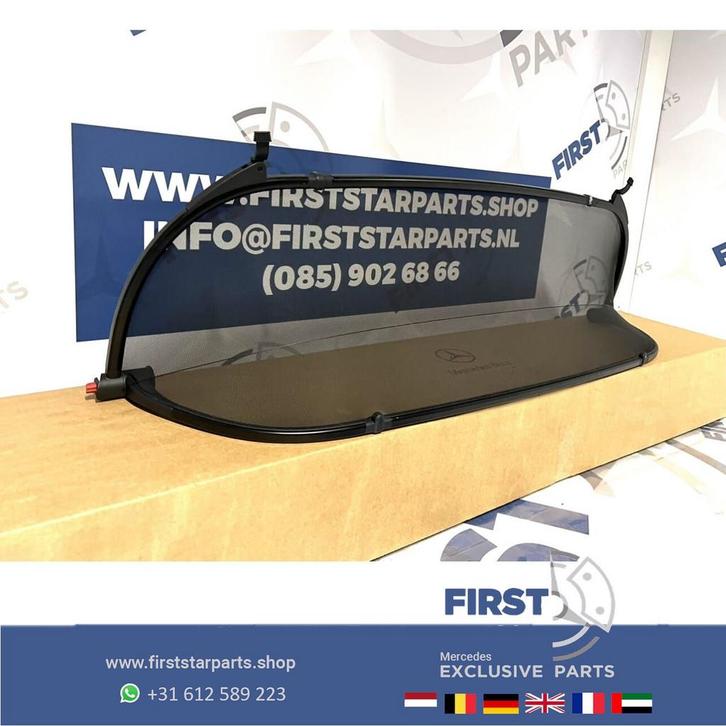 Mercedes CABRIO WINDSCHERM origineel Mercedes WIND SCHERM R2, Auto-onderdelen, Carrosserie en Plaatwerk, Achterklep, Mercedes-Benz