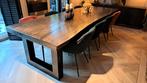 Suar boomstam  tafel 3.00m, Gebruikt, 200 cm of meer, Rechthoekig, 50 tot 100 cm
