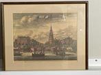 Litho Mont Albaans Toren en Waterverkeer Amsterdam, Antiek en Kunst, Kunst | Litho's en Zeefdrukken, Ophalen of Verzenden