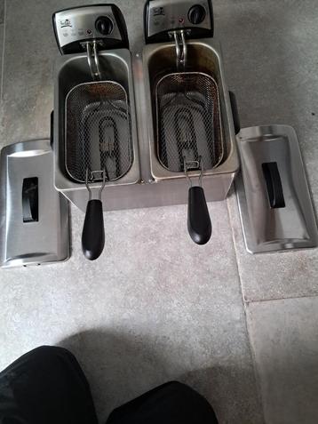 Frituurpan Dubbel .....Merk-Fritel ..... RVS beschikbaar voor biedingen