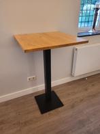 Statafels horecatafels meubilair licht eiken zwart, Ophalen, Gebruikt