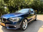 BMW 1-Serie 114I 75KW 3-DR 2012 Blauw, 1-Serie, 65 €/maand, Achterwielaandrijving, 4 cilinders