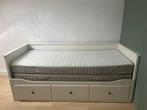 Ikea Hemnes bed uitschuifbaar wit, Huis en Inrichting, Slaapkamer | Bedden, Ophalen, Gebruikt, Eenpersoons, Wit