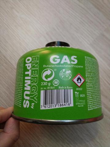 Gasfles kamperen Optimus Energy 230gram