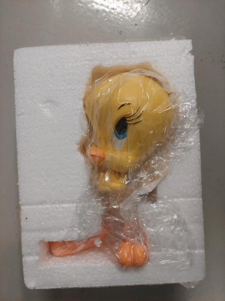 Tweety beeld originele verpakking, Verzamelen, Stripfiguren, Zo goed als nieuw, Beeldje of Figuurtje, Looney Tunes, Ophalen of Verzenden