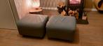 2  x IKEA poef  grijs met verwisselbare hoes, Ophalen, Gebruikt, 50 tot 75 cm, Vierkant