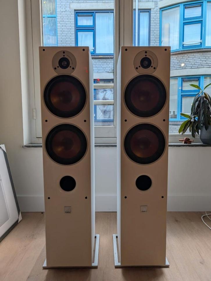 Dali Zensor 7 Wit, Audio, Tv en Foto, Luidsprekers, Zo goed als nieuw, Front, Rear of Stereo speakers, 120 watt of meer, Overige merken