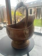 Antieke Koperen Helm kolenkit, Antiek en Kunst, Antiek | Koper en Brons, Ophalen of Verzenden