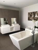 Beige & brown mosa 264V 60x60 tegels 5m2 en 17 plinten nieuw, Ophalen, Overige materialen, Minder dan 100 cm, Nieuw