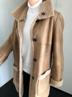 Blonde lammy coat van Werner Christ mt40, Werner Christ, Ophalen of Verzenden, Maat 38/40 (M), Beige
