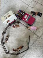 Schleich trailer, paarden en accessoires, Verzamelen, Speelgoed, Verzenden, Zo goed als nieuw