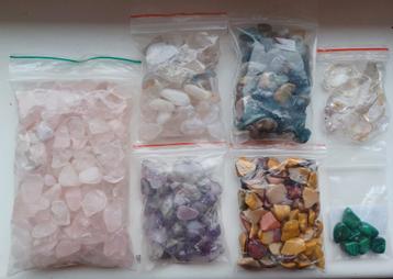 Restpartij edelstenen (500 gram totaal) beschikbaar voor biedingen