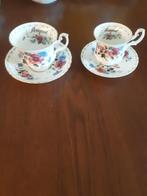 Royal Albert dames en heren kop en schotels Flower of the Mo, Ophalen of Verzenden