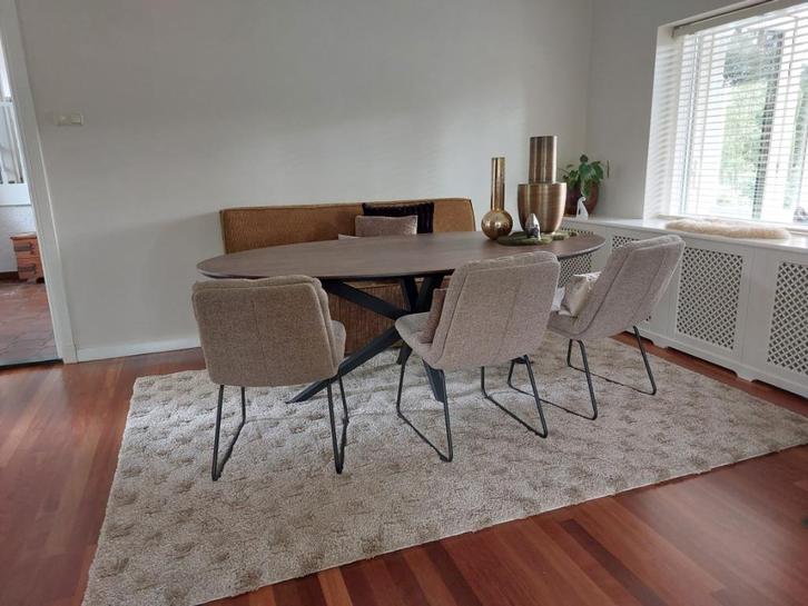 Taupe vloerkleed VTwonen 200 x 290, Huis en Inrichting, Stoffering | Tapijten en Kleden, Zo goed als nieuw, 200 cm of meer, 200 cm of meer