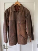 Stoere leren Jas, Kleding | Heren, Jassen | Winter, Ophalen of Verzenden, Gedragen, Maat 52/54 (L), Bruin