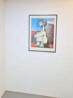 Affiche Pablo Picasso grand palais Paris 1990 poster lijst, Rechthoekig Staand, Met lijst, Ophalen of Verzenden, Zo goed als nieuw