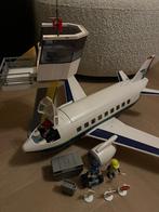 Playmobil Vliegtuig +verkeerstoren, Ophalen, Zo goed als nieuw