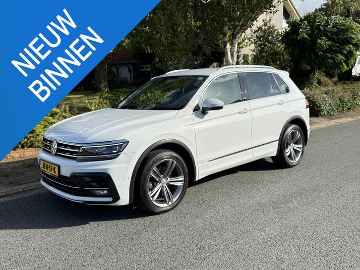 Volkswagen Tiguan 2.0 TSI 4Motion 180PK DSG R-Line•Trekhaa, Auto's, Volkswagen, Bedrijf, Te koop, Tiguan, 4x4, ABS, Achteruitrijcamera