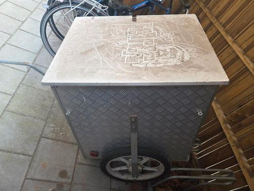 Viskar / Bagage Aanhanger - Aluminium, Fietsen en Brommers, Fietsaccessoires | Aanhangers en Karren, Gebruikt, Bagagekar, Ophalen of Verzenden