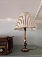 Vintage lamp messing en marmerlook, Ophalen of Verzenden, Zo goed als nieuw