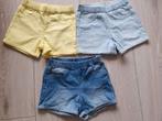 3 Shorts. Maat 122. Denim  Stretch. H&M Nieuw, Kinderen en Baby's, Kinderkleding | Maat 122, Broek, Meisje, H&M, Nieuw