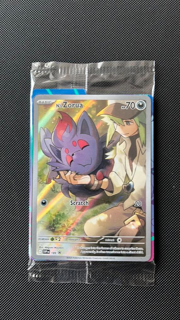 N’s zorua svp 189, Hobby en Vrije tijd, Verzamelkaartspellen | Pokémon, Zo goed als nieuw, Ophalen