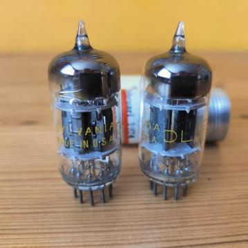 2 Sylvania 5751 DL buisjes (ECC83/12AX7) beschikbaar voor biedingen