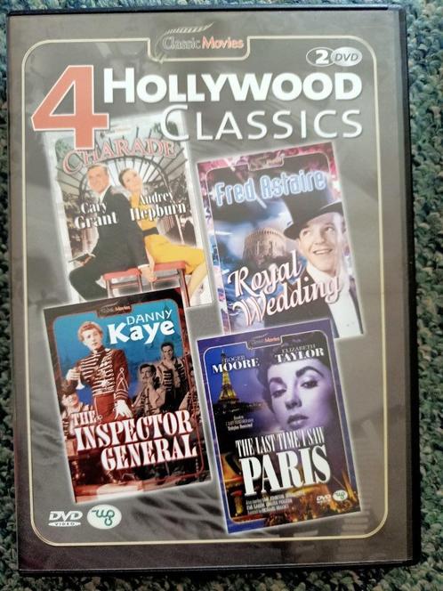 4 Hollywood Classics Danny Kaye Fred Astaire Elizabeth Taylo, Cd's en Dvd's, Dvd's | Klassiekers, Zo goed als nieuw, 1940 tot 1960