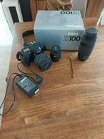Nikon D100 met drie lenzen, Gebruikt, Ophalen of Verzenden, Nikon