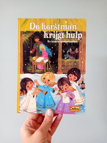 Vintage kerst boekje 'De kerstman krijgt hulp' uit 1980 beschikbaar voor biedingen