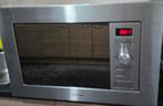 Indesit RVS Magnetron - Perfect voor uw keuken!, Witgoed en Apparatuur, Ophalen of Verzenden, Draaiplateau, Magnetron, Zo goed als nieuw