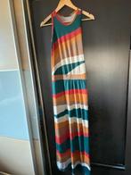 ZARA Jurk groen oranje M, Maat 38/40 (M), Zara, Nieuw, Oranje