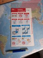Safety card KLM Boeing B-777 200, Verzenden, Nieuw, Kaart, Foto of Prent