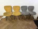 4x stof kuipstoel, Gebruikt, Ophalen of Verzenden, Vier, Stof