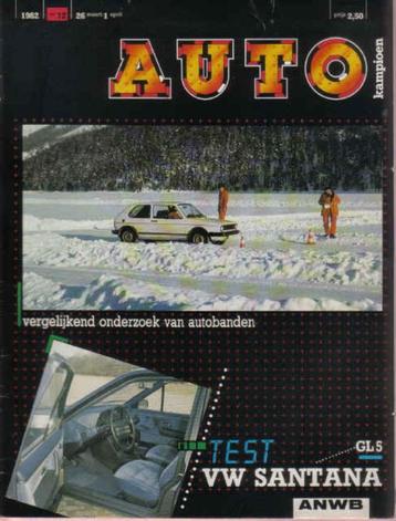 Autokampioen 12 1982 : VW Santana GL 5 - Ford Escort beschikbaar voor biedingen