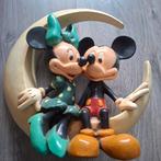 beeld mickey en minnie mouse, Ophalen, Mickey Mouse, Gebruikt, Beeldje of Figuurtje