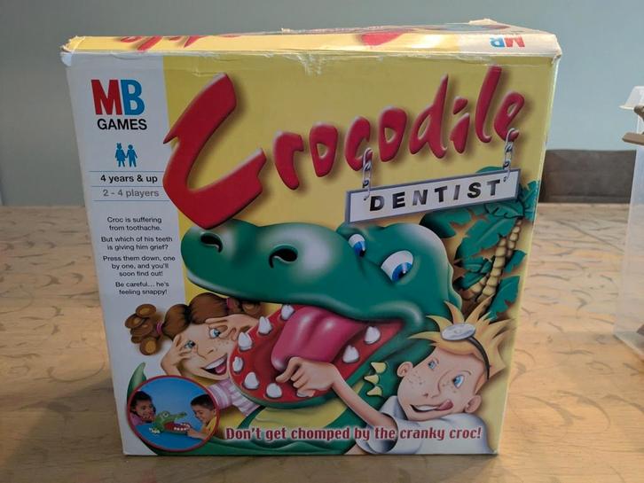 Krokodil kiespijn spel, Hobby en Vrije tijd, Gezelschapsspellen | Kaartspellen, Zo goed als nieuw, Ophalen of Verzenden