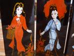 Chinees miniatuur scherm in lak, Antiek en Kunst, Ophalen of Verzenden