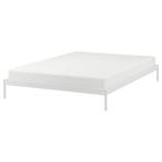 IKEA VEVELSTAD Tweepersoonsbed 140x200, Huis en Inrichting, Slaapkamer | Bedden, Ophalen, Gebruikt, Wit, Tweepersoons