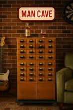 vintage stoere mancave kast ladekast, Huis en Inrichting, Kasten | Ladekasten, Ophalen, Gebruikt, 5 laden of meer, 50 tot 100 cm