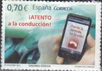 Spanje-SP1.9- 2012 - Veilig Verkeer - Niet bellen, Postzegels en Munten, Postzegels | Europa | Spanje, Verzenden, Gestempeld