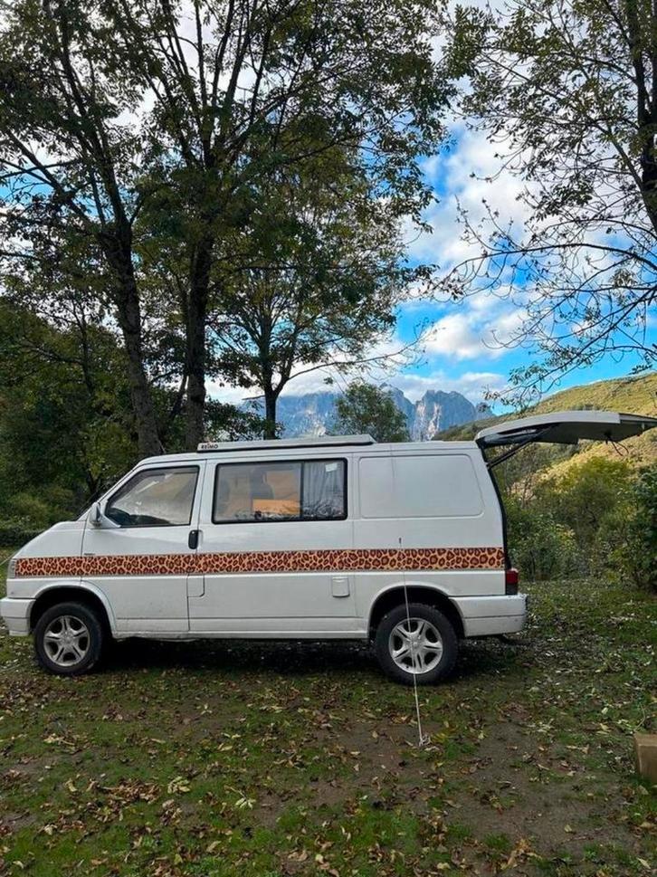 Te koop VW T4 Camper, Caravans en Kamperen, Campers, Particulier, tot en met 2, Buscamper of Camperbus, Volkswagen, Diesel, Ophalen