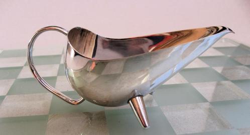 Melk en suiker, Sputnik, ontwerp Kurt Meyer WMF 1953, Antiek en Kunst, Antiek | Goud en Zilver, Zilver, Ophalen of Verzenden