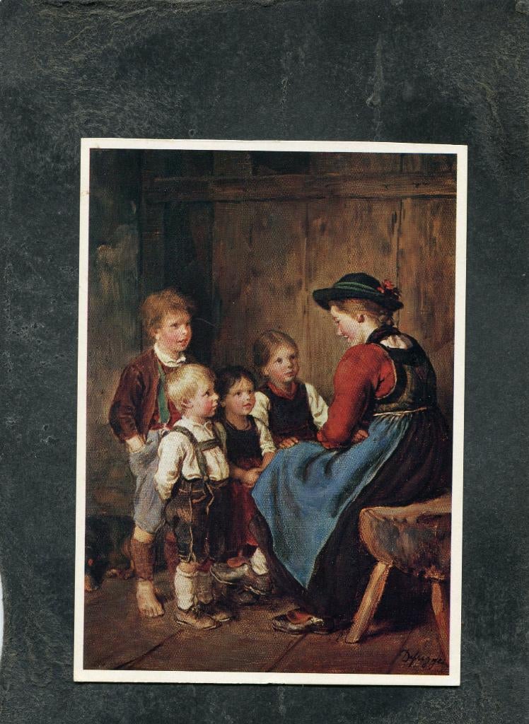 Ansicht Franz von Defregger - The Story of St. Nicholas, Verzenden, 1980 tot heden, Ongelopen, Overige thema's