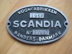 Trein fabrieksbord Scandia, Ophalen of Verzenden, Nieuw, Trein, Kaart of Prent