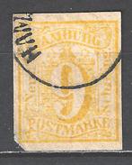 Duitsland Hamburg 18 geb 1859 ; Oud Duitsland p/stuk 10% CW, Verzenden, Duitse Keizerrijk, Gestempeld