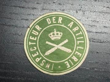 Zegel inspecteur der artillerie | pre 1940 beschikbaar voor biedingen