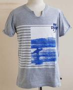 Rumbl grijs t-shirt met wit/blauwe print mt. 152/158, Ophalen of Verzenden, Zo goed als nieuw, Shirt of Longsleeve, Rumbl