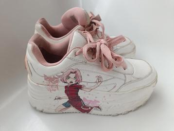 Bershka x Naruto Sakura Sneakers Maat 39 beschikbaar voor biedingen
